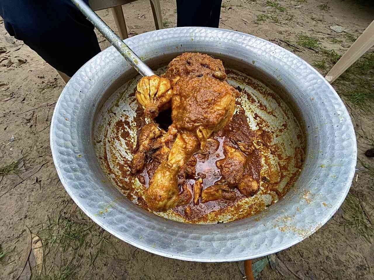 Rajput Style Outdoor Cooking Rajwada Chicken With Rajput Boys 🔥3